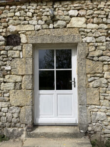 porte d'entrée bois gamme 58 leul menuiseries