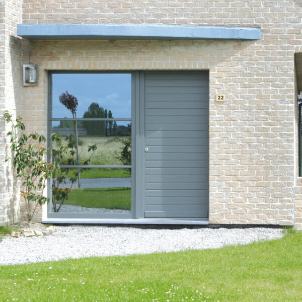Porte d'entrée alu passage