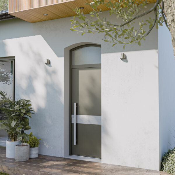 Porte d'entrée cintrée en alu CINTREL