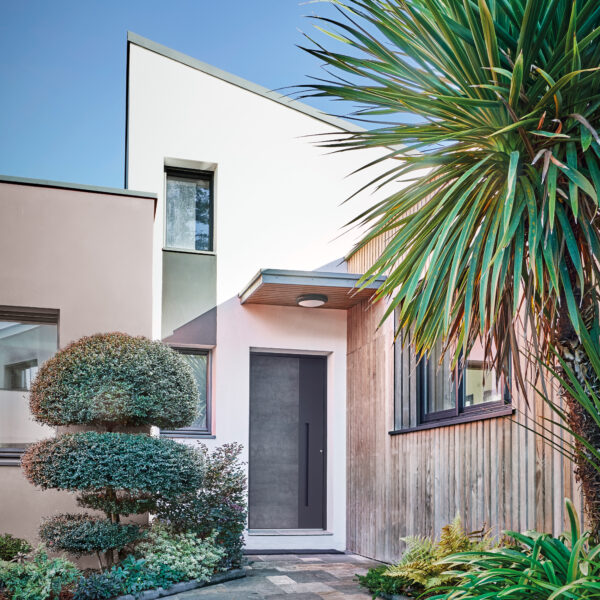 Porte d'entrée en alu CARPE DIEM Céramique Anthracite