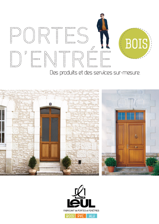 Découvrir le catalogue porte d'entrée bois