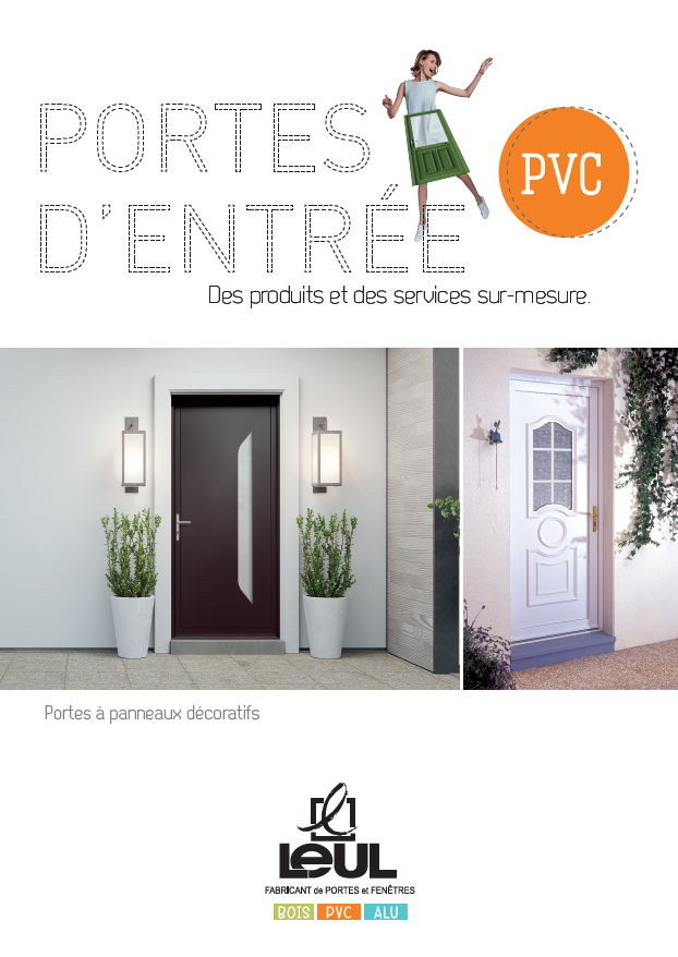 Découvrir le catalogue porte d'entrée PVC