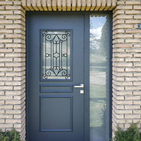 Porte d'entrée en alu classique