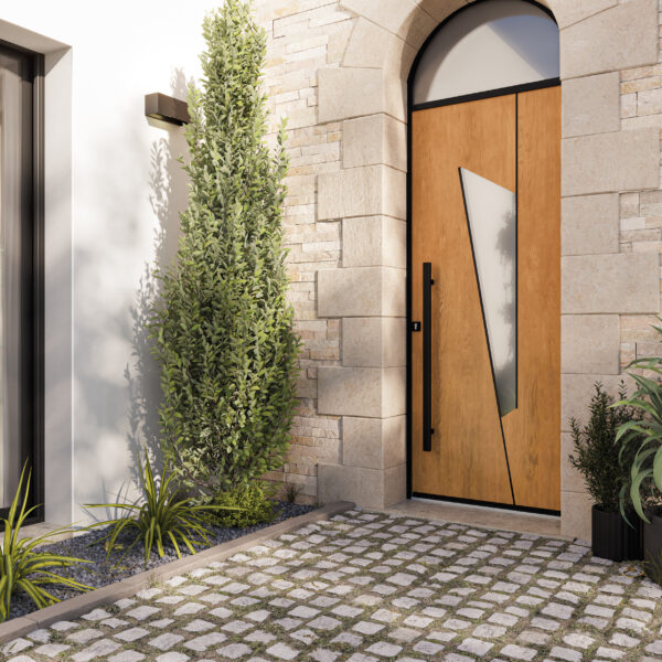 Porte d'entrée en alu CINTREL