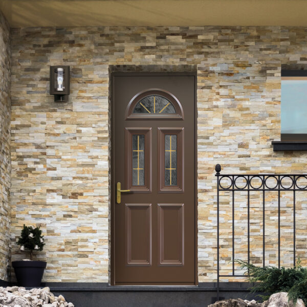 Porte d'entrée en alu classique