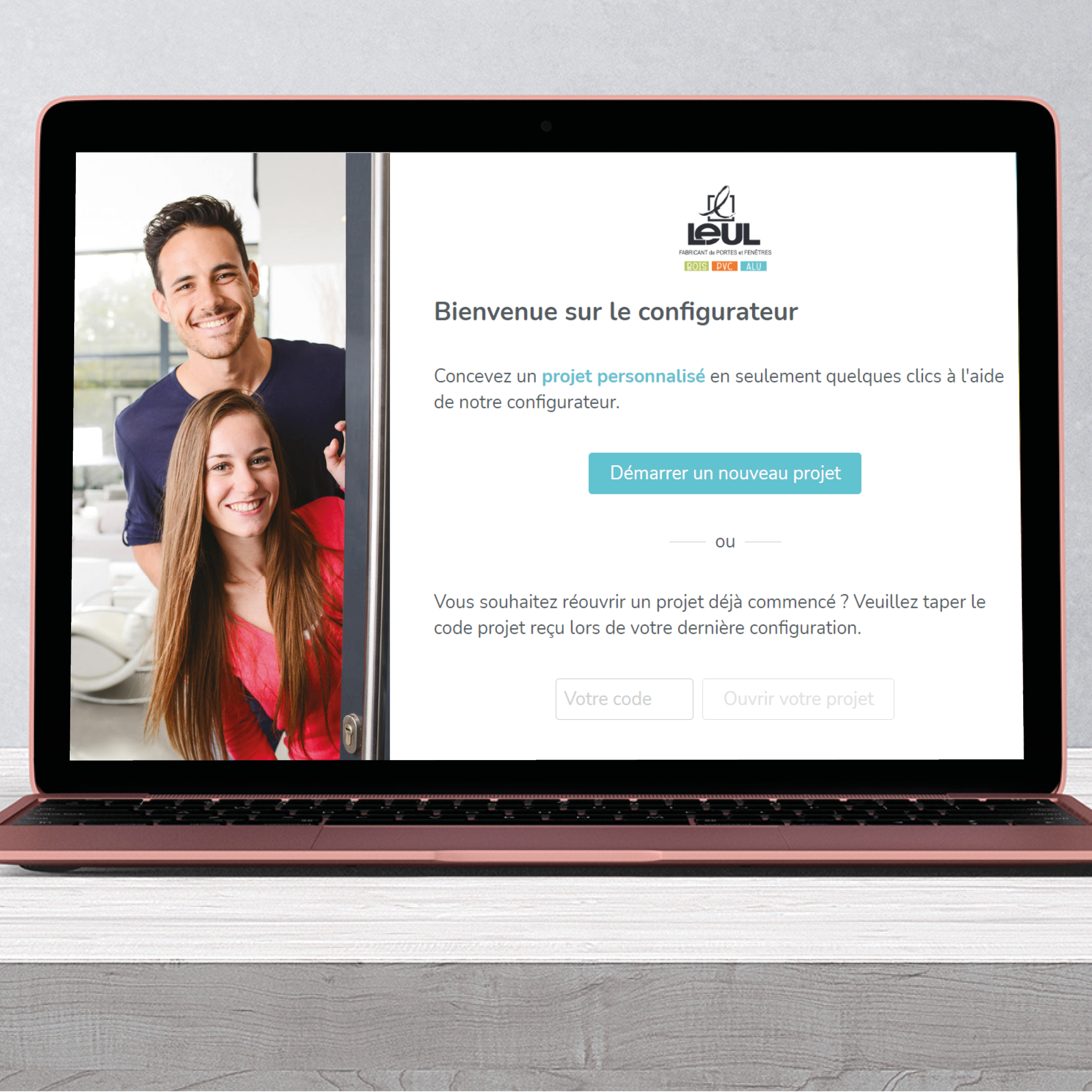 Configurateur 3D pour porte PASSAGE