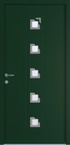 Porte d'entrée passage moderne