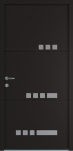 Porte d'entrée passage moderne