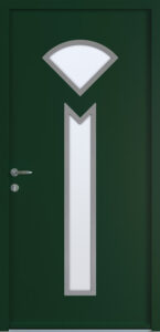 Porte d'entrée passage moderne