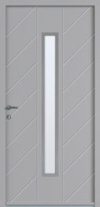 Porte d'entrée passage moderne