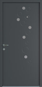 Porte d'entrée passage moderne