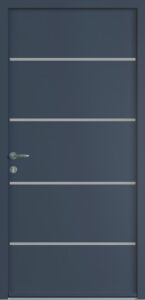 Porte d'entrée passage moderne