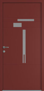 Porte d'entrée passage moderne