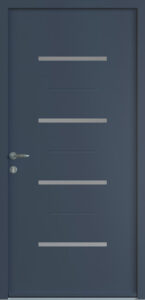 Porte d'entrée passage moderne