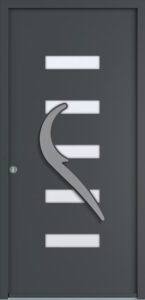 Porte d'entrée passage moderne