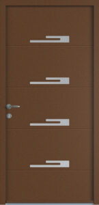 Porte d'entrée passage moderne