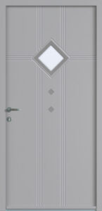 Porte d'entrée passage moderne