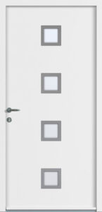 Porte d'entrée passage moderne