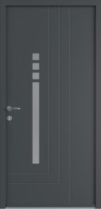 Porte d'entrée passage moderne