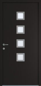 Porte d'entrée passage moderne