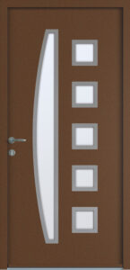 Porte d'entrée passage moderne