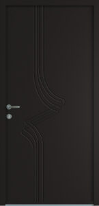 Porte d'entrée passage moderne