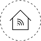 pictogramme maison connectée pour volets connectés