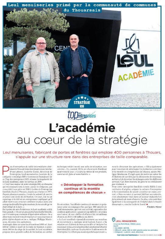 LEUL Menusieries fabricants portes et fenêtres