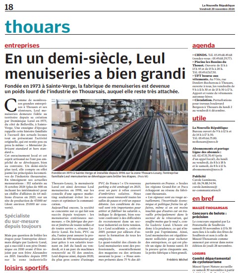 LEUL Menuiseries fabricants portes et fenêtres