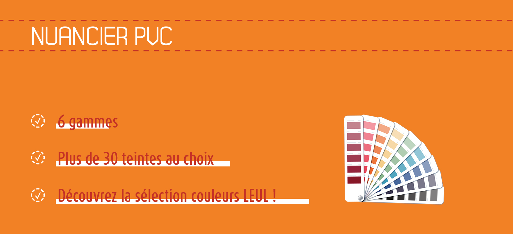 nuancier menuiseries PVC - portes, fenêtres, baies vitrées