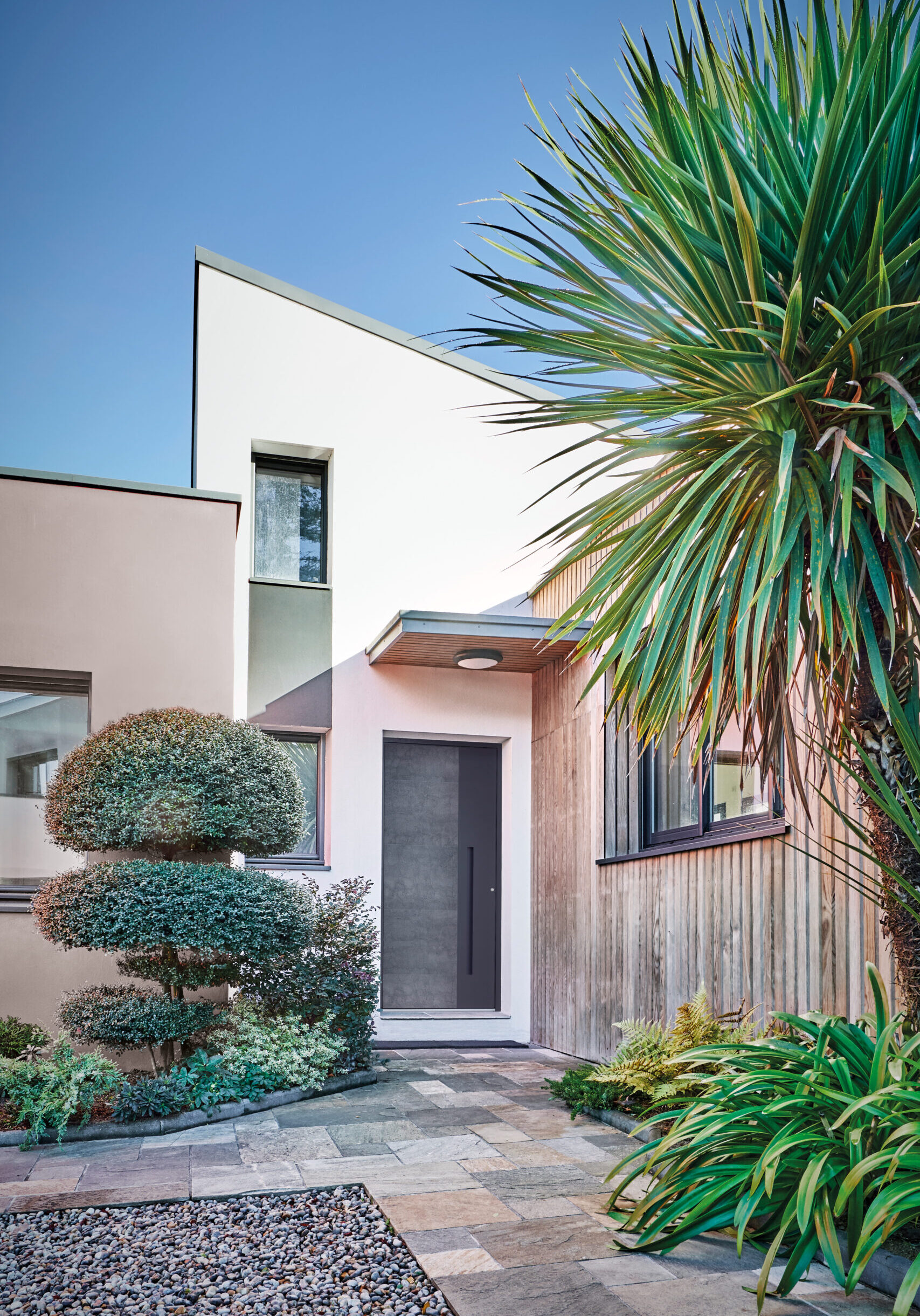 Porte d'entrée en alu CARPE DIEM Céramique Anthracite