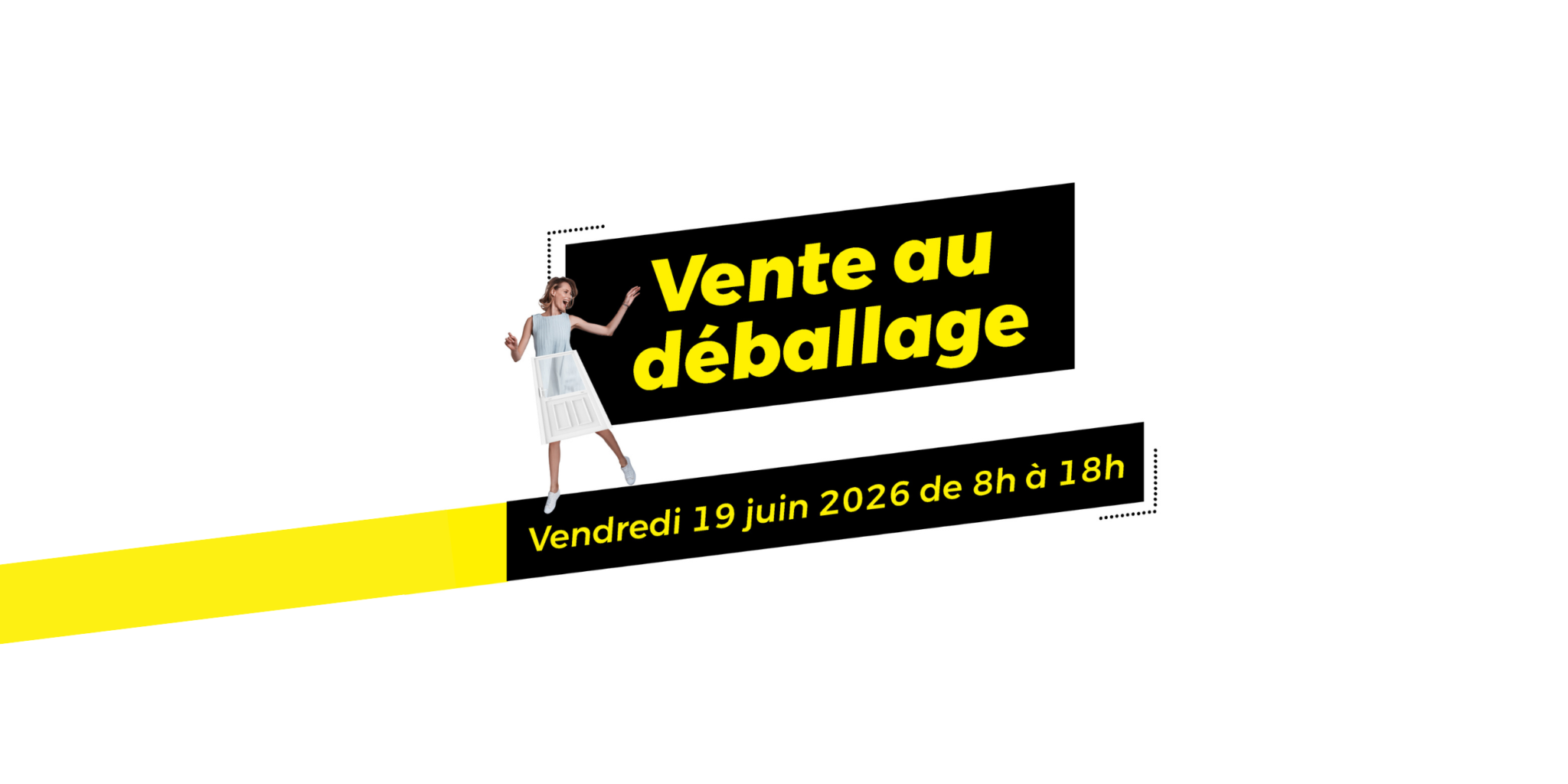 vente au déballage de menuiseries à prix attractifs