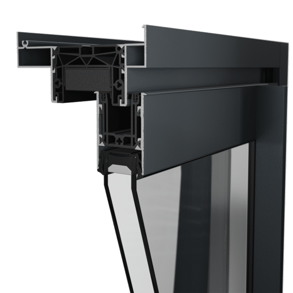 Coupe d’angle menuiserie aluminium série 6700